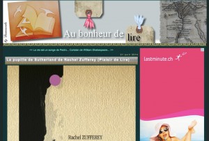 Blog Au bonheur de lire.