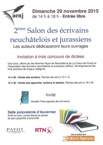 Salon des AENJ - Novembre 2015 - Affiche